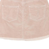 BRANDY MELVILLE Womens Beige Mini Corduroy Plain Skirt S Casual Everyday Style