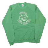 JERZEES Mens Green XL Douglass Youth Basketball Coach Cotton Blend Sweatshirt