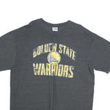 NBA Mens Grey Golden State Warriors Graphic T-Shirt XL Short Sleeve Crew Neck