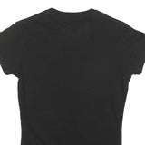 HARD ROCK CAFE Womens Black Louisville Logo Graphic T-Shirt XS Short Sleeve Crew