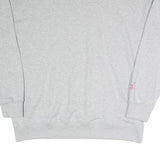 PUMA Womens Grey Sweatshirt Crew Neck XL Cotton Blend Casual Logo Printed