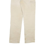 CARHARTT Mens Jeans Beige Regular Relaxed Denim W33 L34 Durable Workwear Zip