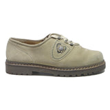 FREIZEIT Women's Beige Grey Suede Lace-Up Footwear UK 5 Comfortable Durable