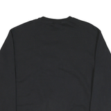 CHAMPION Mens Black UCCS Crew Neck L Cotton Blend Sweatshirt Pullover