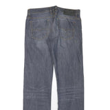 DICKIES Mens Regular Fit Denim Blue Jeans W36 L34 Button Closure Classic Style