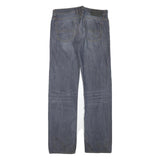 DICKIES Mens Regular Fit Denim Blue Jeans W36 L34 Button Closure Classic Style