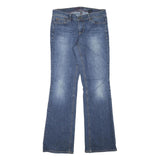 TOMMY HILFIGER Womens Regular Fit Flared Denim Jeans Blue W32 L32 Stylish