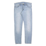 CARHARTT Mens Slim Light Blue Jeans Denim W31 L32 Button Closure Casual Wear