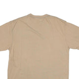 REEBOK Mens Beige XL T-Shirt Short Sleeve Crew Neck Cotton Blend Casual Wear