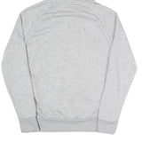 ADIDAS Womens Grey Hoodie M Cotton Blend Pullover Casual Sweatshirt