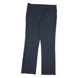 LEVI'S Mens Polyester Blend Navy Blue Regular Straight Trousers W36 L33 Classic
