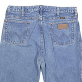 WRANGLER Mens Denim Blue Shorts L W36 Regular Fit Classic Cotton Blend Casual