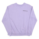 MENNACE Mens Lilac Sweatshirt S Crew Neck Cotton Blend Casual Pullover