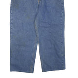 CARHARTT Mens Regular Fit Denim Blue Jeans W40 L26 Cotton Blend Zip Pocket