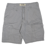 WRANGLER Mens Shorts Grey Cargo M W32 Casual Cotton Blend Pockets