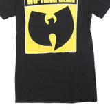 GILDAN Womens Black Wu-Tang Clan Graphic T-Shirt S Short Sleeve Crew Neck
