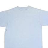 BUMWRAPS Mens Pale Blue Santa Fe Graphic T-Shirt L Short Sleeve Crew Neck