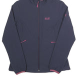 JACK WOLFSKIN Womens Blue & Pink Hooded Zip Jacket M Woven Outdoor Active