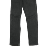 LEVI'S 508 Mens Jeans Black Regular Straight Denim Raw W29 L30 Classic Fit Zip