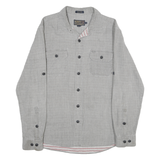 PENDLETON Mens Grey Cotton Shirt L Casual Button Pocket Lightweight