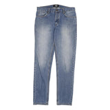 DICKIES Mens Slim Blue Denim Jeans Zip W33 L34 Classic Casual Wear
