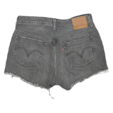 LEVI'S Womens Grey Casual Denim Cut-Off Shorts M W30 Frayed Hem