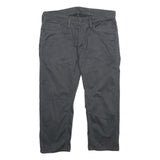 LEVI'S Mens Cotton Blend Grey Regular Fit Straight Leg Trousers W34 L24