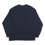 NFL Mens Blue Chicago Bears Da Defense Graphic T-Shirt XL Long Sleeve Crew Neck