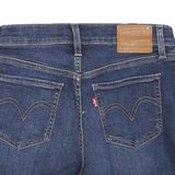 LEVI'S Womens Denim Blue Casual Shorts XS W25 Mid Length Cuffed Hem