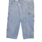 DICKIES Mens Jeans Blue Relaxed Straight Denim Light W29 L27 Workwear Casual