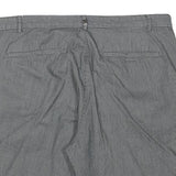 CALVIN KLEIN Mens Grey Pinstripe Casual Shorts 2XL W36 Cotton Blend