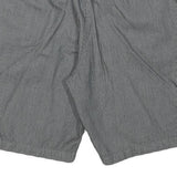 CALVIN KLEIN Mens Grey Pinstripe Casual Shorts 2XL W36 Cotton Blend