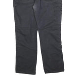 DICKIES Mens Cotton Blend Black Regular Straight Trousers W40 L32 Workwear