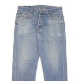 LEVI'S 501 Mens Jeans Blue Regular Straight Denim Medium W34 L29 Classic Button