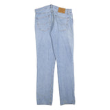 LEVI'S 511 Big E Womens Jeans Light Blue Slim Straight Denim W33 L34 Vintage