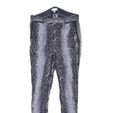 PAUL SMITH Womens Polyester Blend Grey Slim Skinny Trousers W26 L27 Stylish