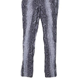 PAUL SMITH Womens Polyester Blend Grey Slim Skinny Trousers W26 L27 Stylish