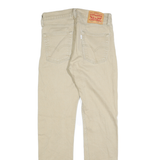 LEVI'S 510 Mens Slim Jeans Beige Denim W28 L32 Classic Cotton Zip