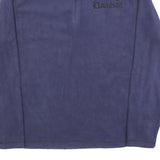 HARLEY DAVIDSON Mens Blue Pullover Plain Round Neck Basic Knit S Polyester