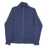 CARHARTT Mens Blue Zip Jacket M Cotton Blend Plain Casual Workwear