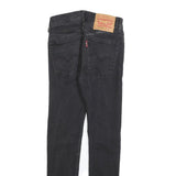 LEVI'S 519 HI-BALL Mens Jeans Black Slim Skinny Denim W28 L28 Zip Cotton Blend