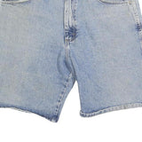 WRANGLER Mens Shorts Blue Denim Casual M W32 Lightweight Cotton Blend