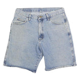 WRANGLER Mens Shorts Blue Denim Casual M W32 Lightweight Cotton Blend