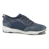 GEOX Nebula Mens Lace-Up Trainers Navy Synthetic UK 7 Comfortable Stylish