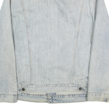 LEVI'S Mens Blue Denim Cotton Button Jacket XL Casual Classic Fit Front Pockets