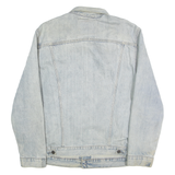 LEVI'S Mens Blue Denim Cotton Button Jacket XL Casual Classic Fit Front Pockets