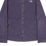 THE NORTH FACE Womens Purple Jacket M Polyester Fleece Zip Outdoor Casual Warm