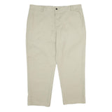 DICKIES Mens Polyester Blend Beige Regular Straight Trousers W40 L30 Workwear