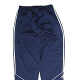 ADIDAS Mens Joggers Blue & White L W32 L30 Classic Tapered