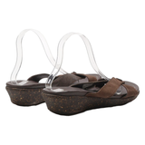 COLUMBIA Slider Sandals Brown Leather Womens UK 9
